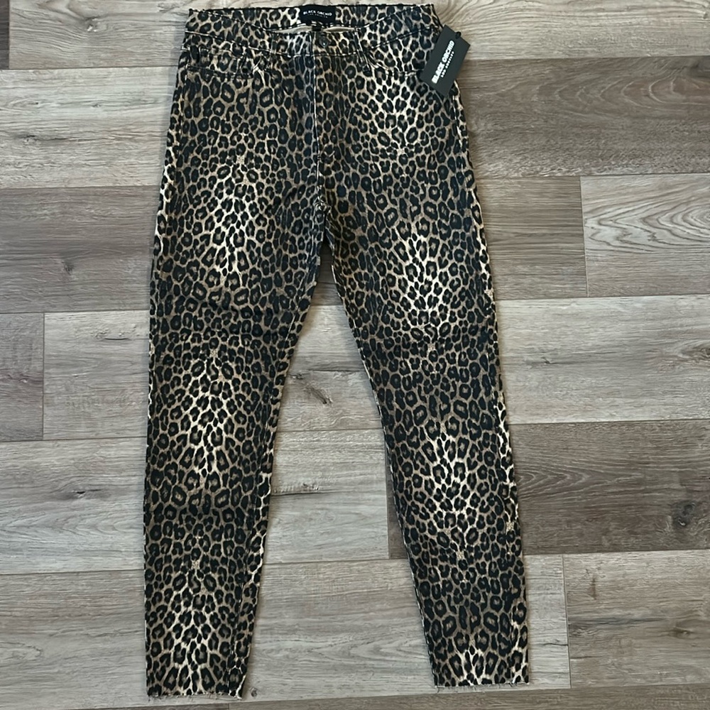 Black Orchid Denim Carmen Cheetah Jeans